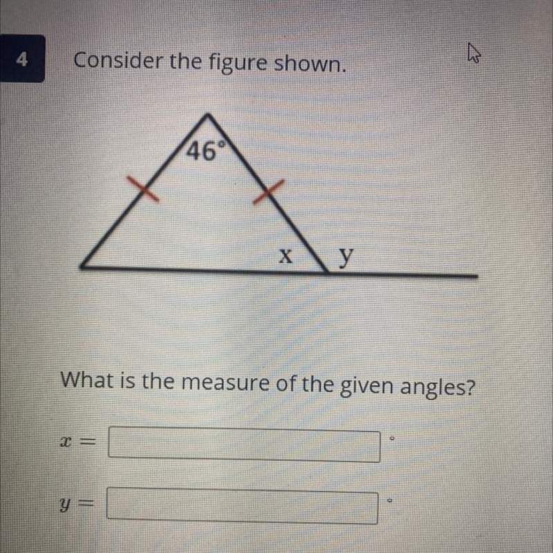 Consider the figure shown. what is the measure of the given angles?-example-1