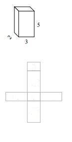 Use the net to compute the surface area of the three-dimensional figure. A) 56 units-example-1