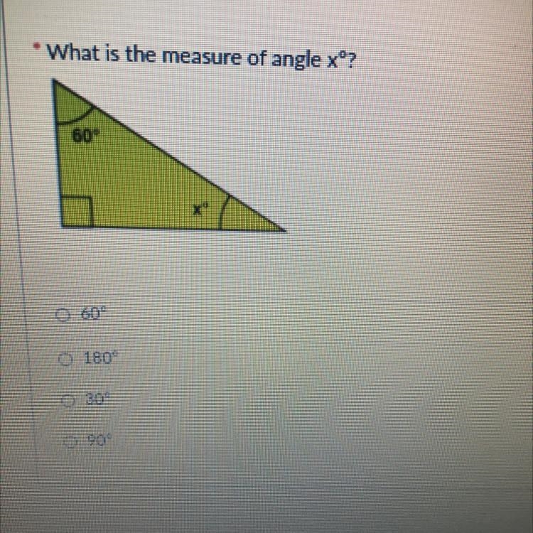 ( What is the measure of angle xº?-example-1