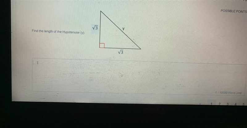 Find the length of the hypotenuse left-example-1