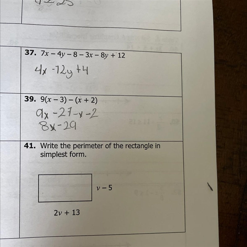 Write the perimeter of the rectangle in simplest form-example-1