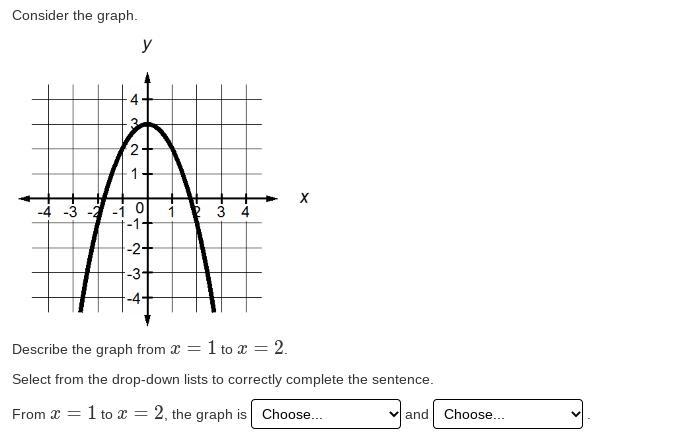 Heeelp the first choices are linear or non linear the second is increasing or decreasing-example-1