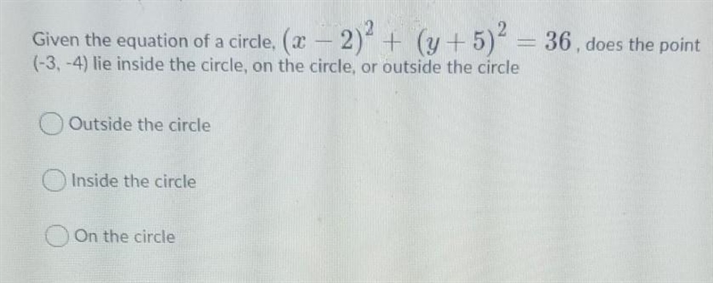 Is it inside, on, or outside​-example-1