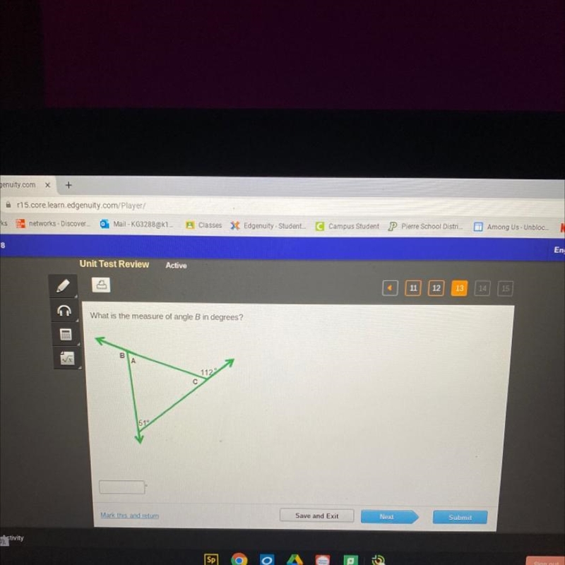 What is the measure of angle B in degrees?-example-1