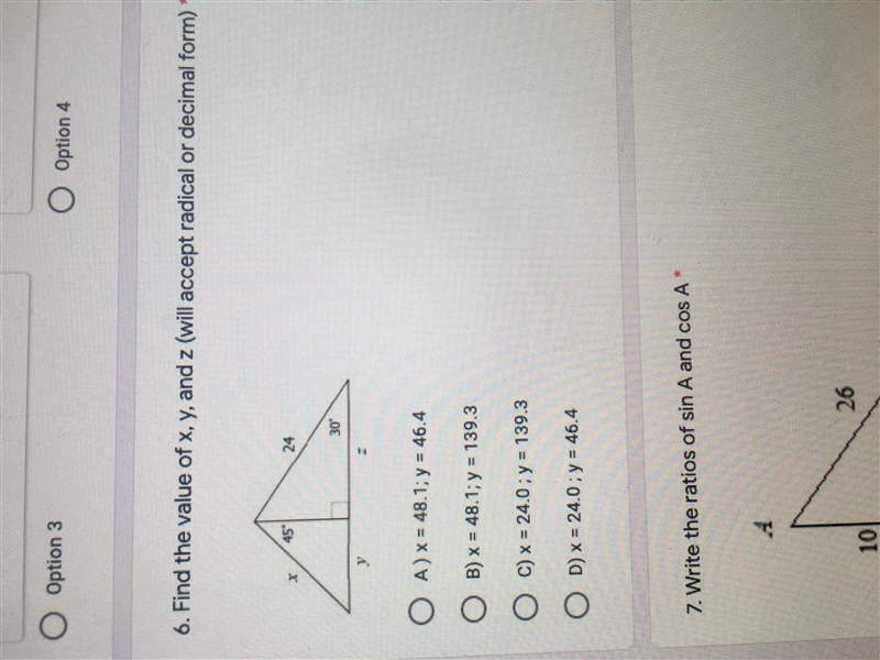 Find the value of x y and a-example-1