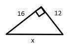 HELP DUE IN 10 MINS! Find the missing side measurement. Your answer should be a simplified-example-1