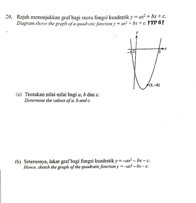 Solve question 20 (a) and (b) ​-example-1