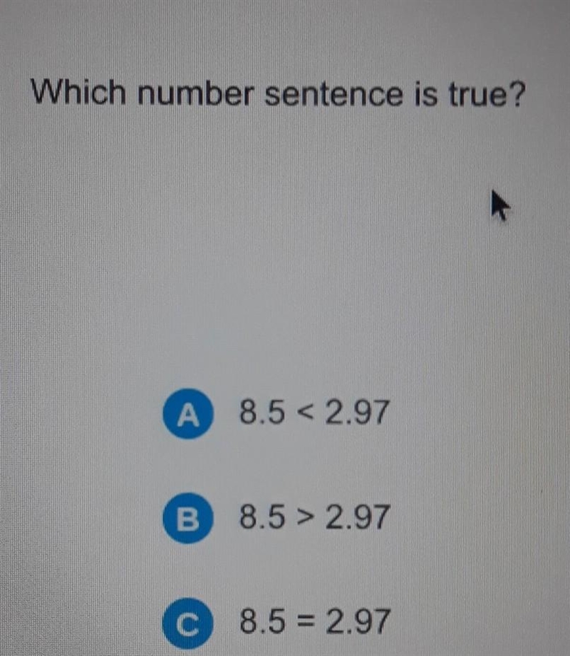 Which number sentence is true? ​-example-1