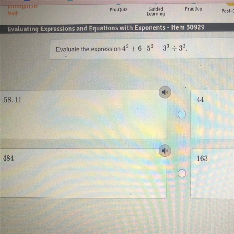 Evaluate the expression 42 +6.52 – 33 = 32,-example-1