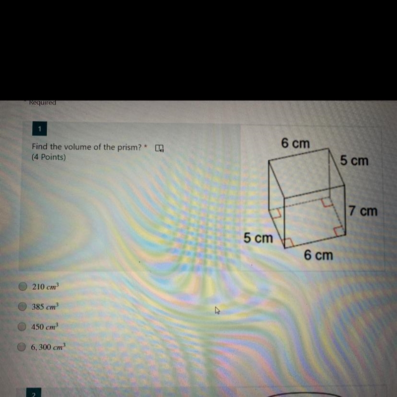 Find the volume of the prism?*-example-1