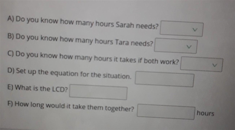 Please anyone answer this for me? sarah and Tara can complete their case loads together-example-1