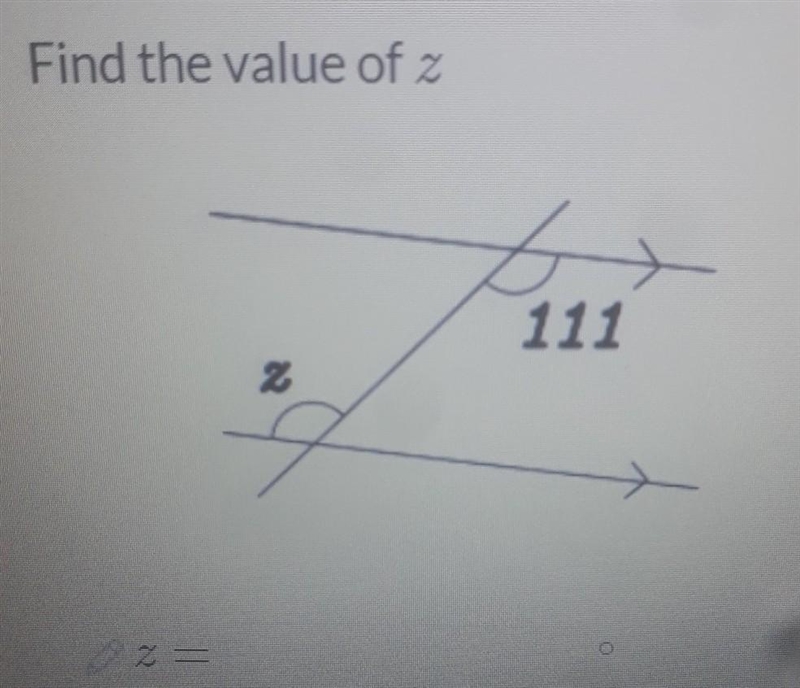 Find the value of z?​-example-1