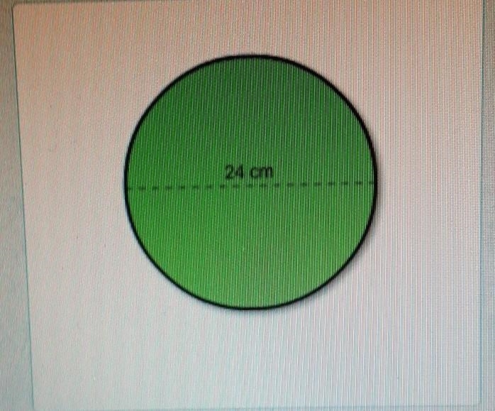 What is the area of the circle shown? Use 3.14 to approximate pi. Round your answer-example-1