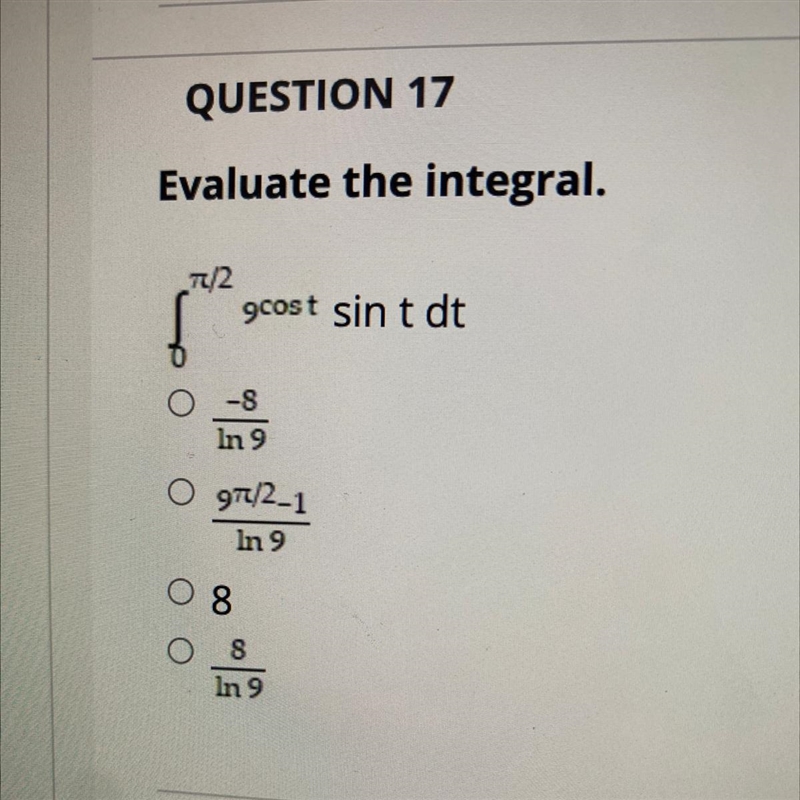 Evaluate the integral.-example-1