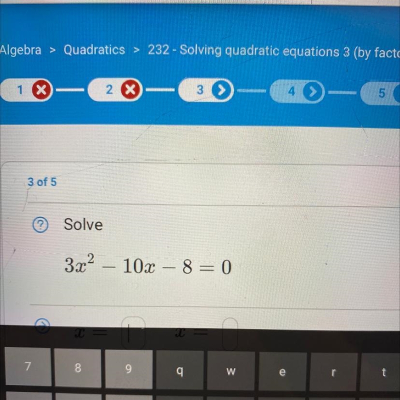 Please solve the equation by factorising-example-1