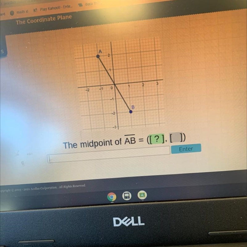 What is the midpoint of AB-example-1