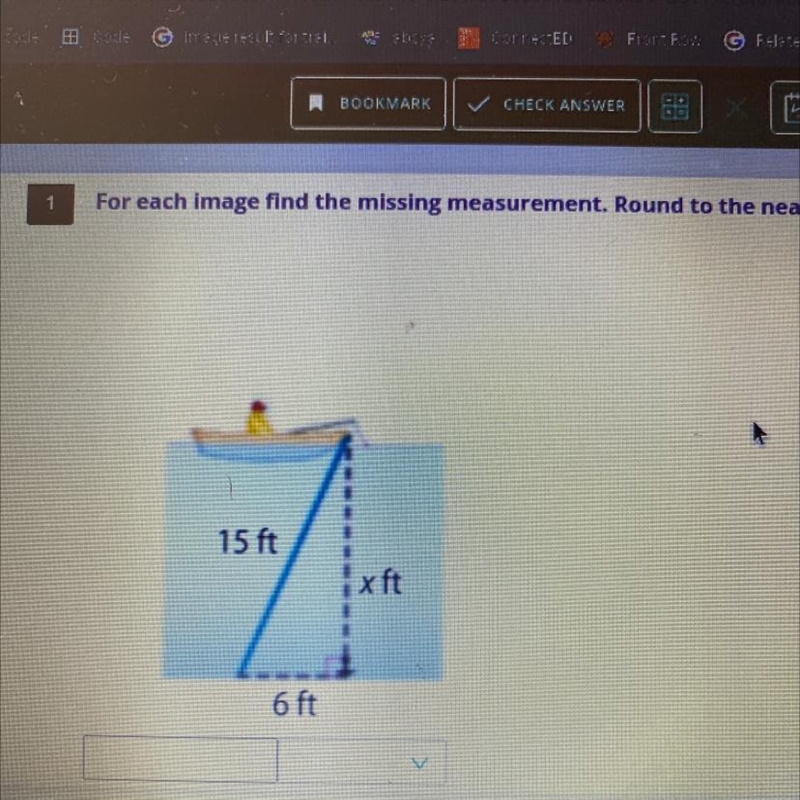 For each Image find the missing measurement.round to the nearest 10th if necessary-example-1