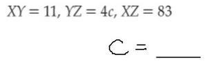 Find the value of the variable if Y is between X and Z-example-1