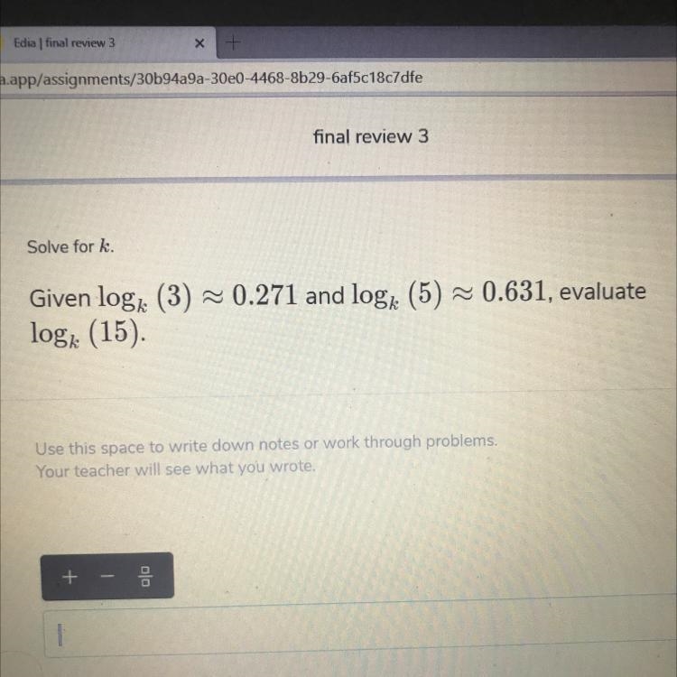 Solve for K given in this equation-example-1