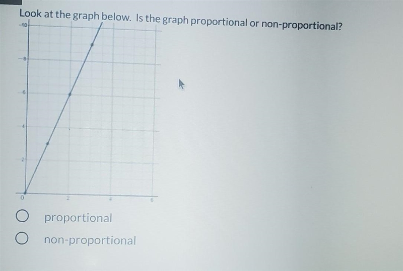 Is it proportional or non proportional ​-example-1