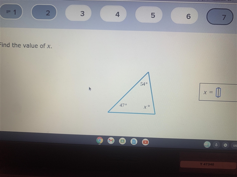 Find the value of x Pleaseee help-example-1