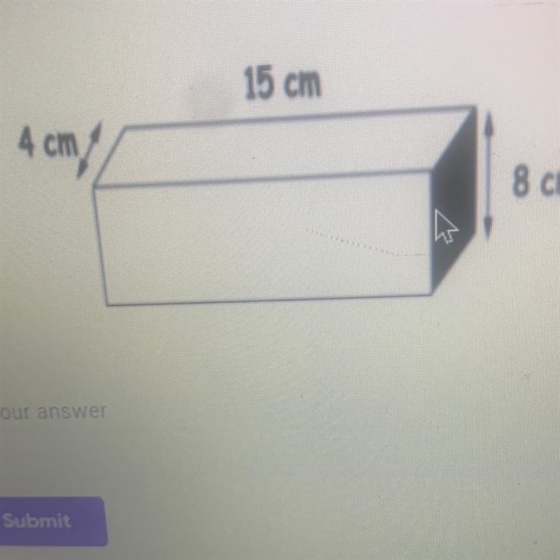 What is the volume of the figure below? Be accurate with your units.-example-1