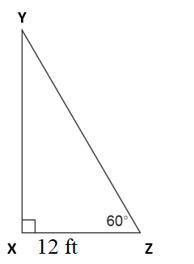 55 points: What is the area of "triangle " XYZ to the nearest tenth of a-example-1