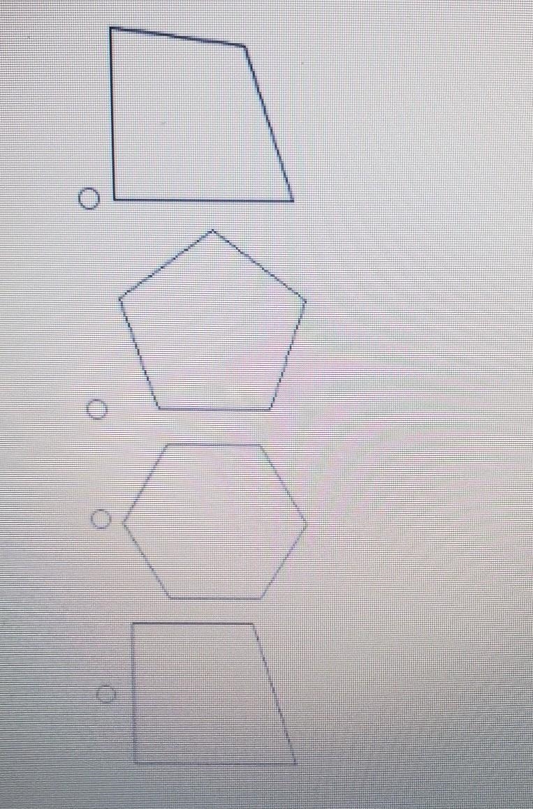 10. Judging by appearances, which figure is a trapezoid? (1 point) ​-example-1