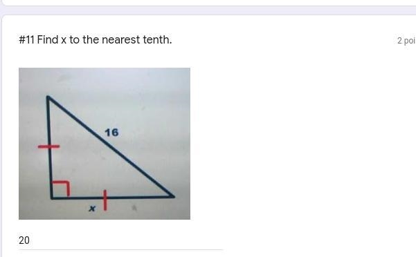 Find x to the nearest tenth.-example-1