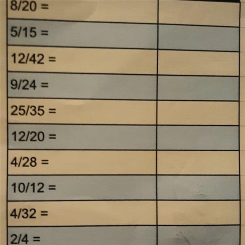 Can you simply these fractions?-example-1