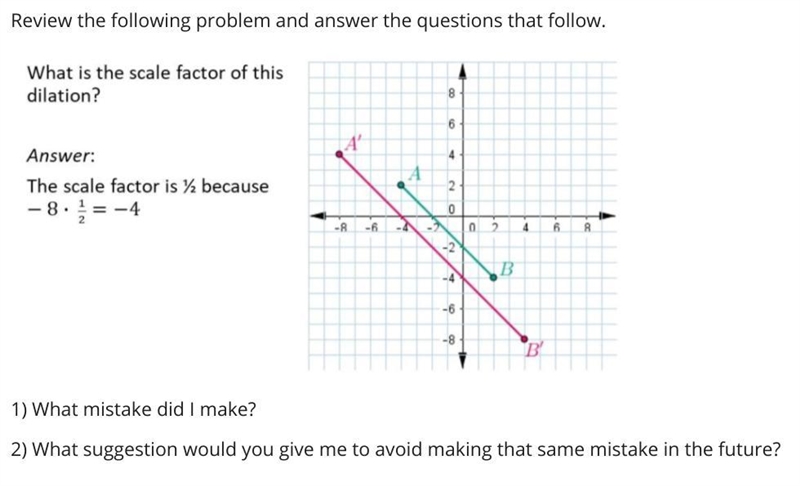 Please help just tell me what they did wrong-example-1