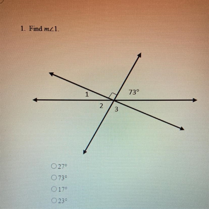 Find m<1. Please help quick!-example-1