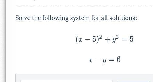 Please help!! Solve the following system for all solutions!-example-1