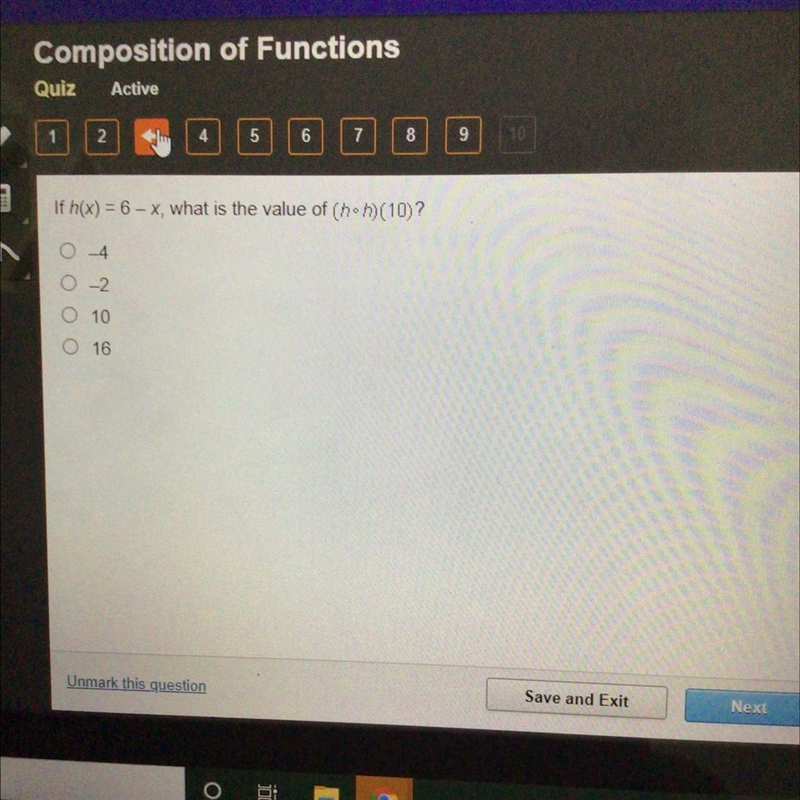 For which pairs of functions is (fog)(x) = x? ox)=x and B(x) == Ox) 2. 2 X and g(x-example-1