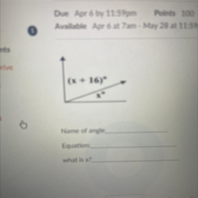 (x+16)* x* what is x?-example-1