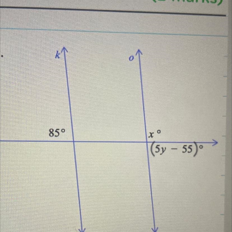 Find the values of x and y (no links or report don’t answer if u don’t know )-example-1