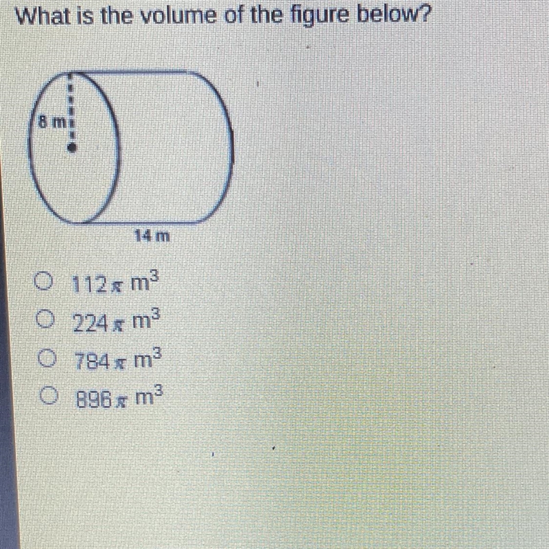 What is the volume of the figure below?-example-1