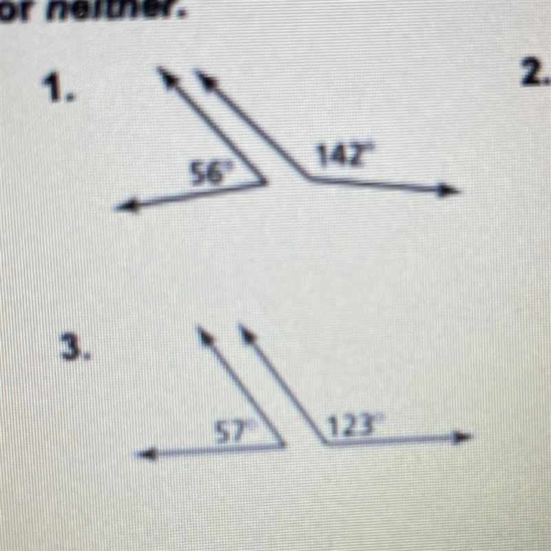 Is this a supplementary angle or a complementary angle or neither?? number 1-example-1