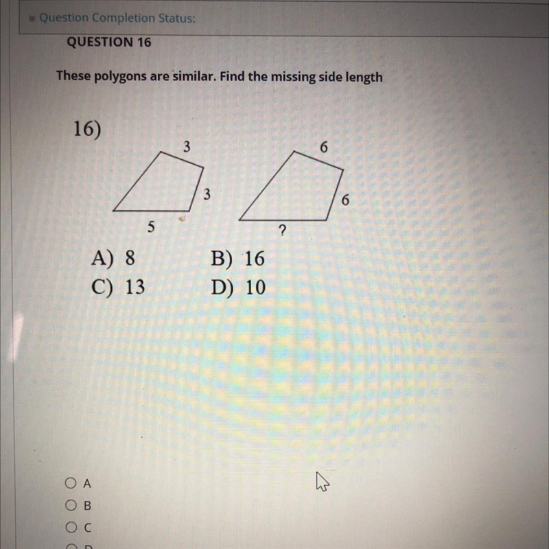 Find missing side length-example-1