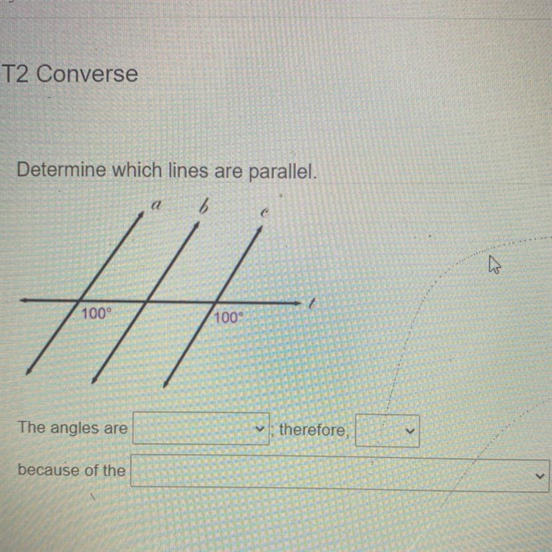 Determine which lines are parallel-example-1