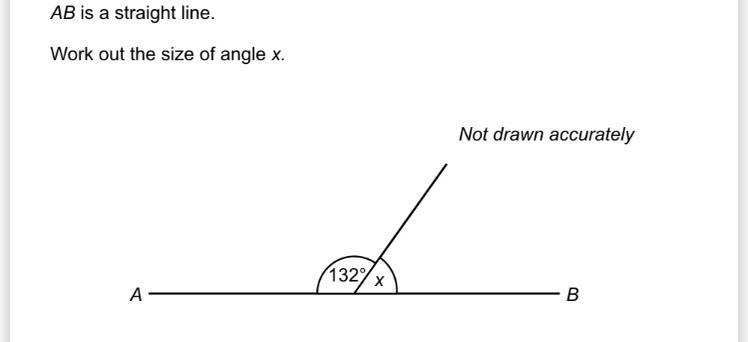 Work out the size or angle X-example-1