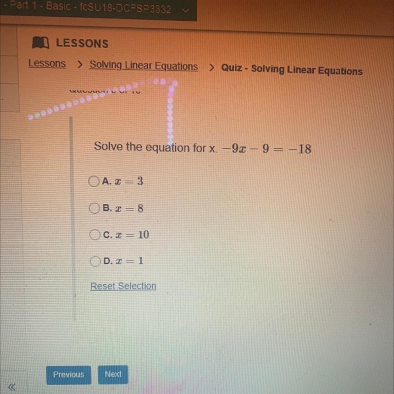 Solve the equation for x:-example-1