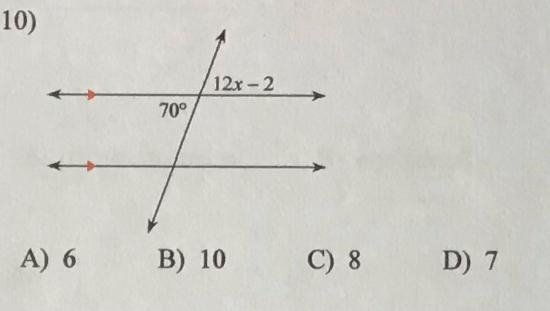 Solve for x, show work please! 20 points!-example-1