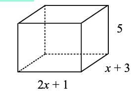 Write an expression, in its simplest form, for the volume of this cuboid-example-1