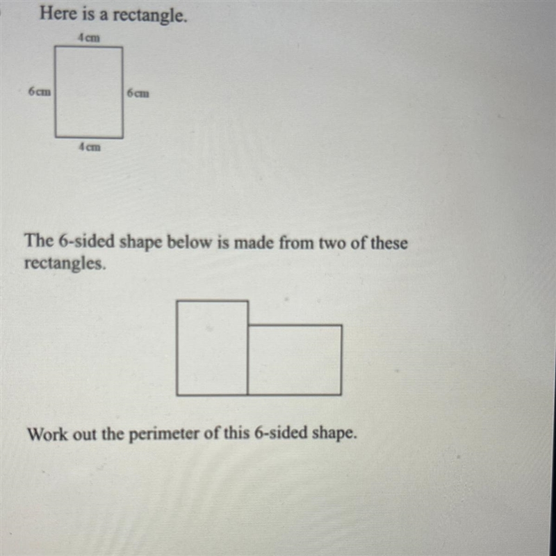 Here is a rectangle Work the perimeter of the rectangle-example-1