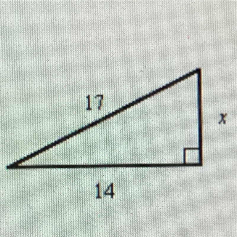 Find the value of x. Round to the nearest tenth. Help please!!!-example-1