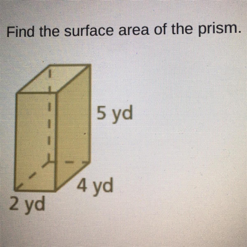 Find the surface area of the prism.-example-1