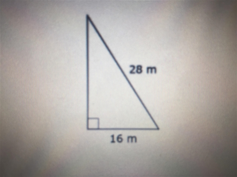 Find the length of the missing side round to the nearest 10th if necessary A) 23.0m-example-1