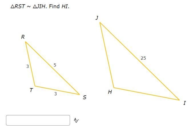 Geometry help please. Find HI.-example-1