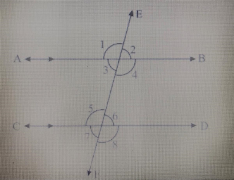 1. what are the two pair of alternate exterior angles? 2. angle 1 is 60 find the value-example-1